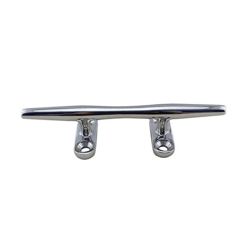 5 Inch Stainless Steel Boat Deck Hollow Open Base Cleat Flush Mooring Cleat for Marine Yacht Ship De