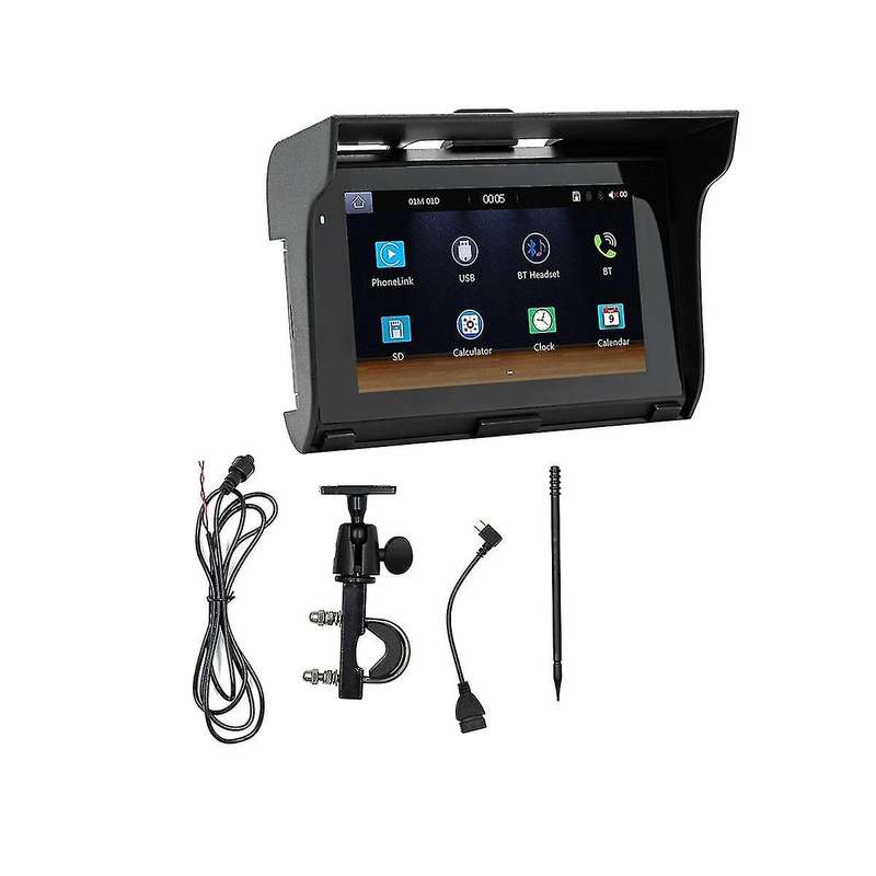 5 Inch Portable Motorcycle Lcd Display for Wireless Carplay Android Auto Ip65 Waterproof Motorcycle