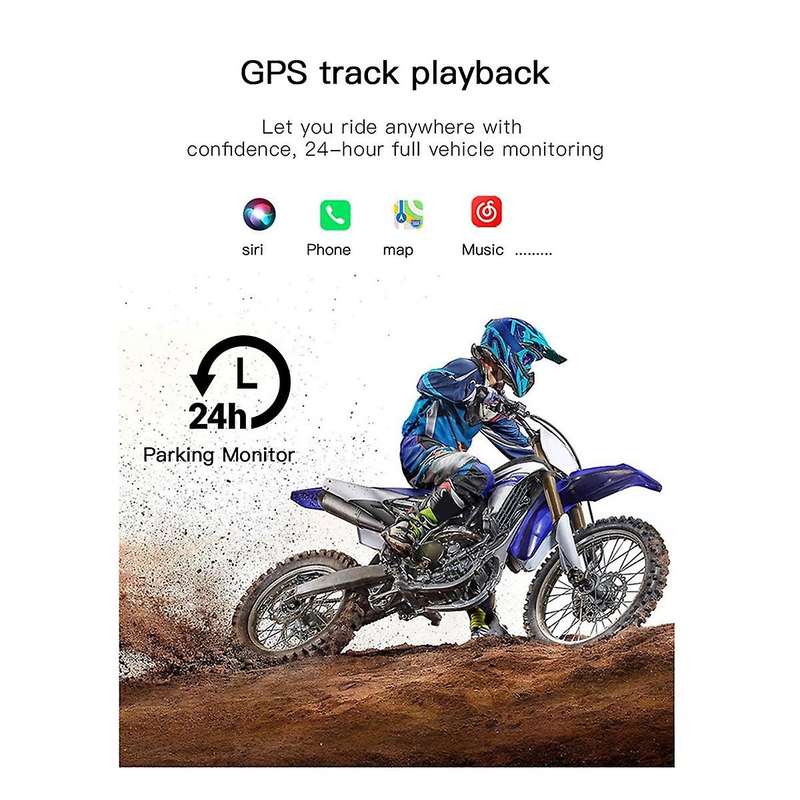 5 Inch Portable Motorcycle Waterproof Display Motorcycle Wireless for Carplay Android Auto Gps Navig