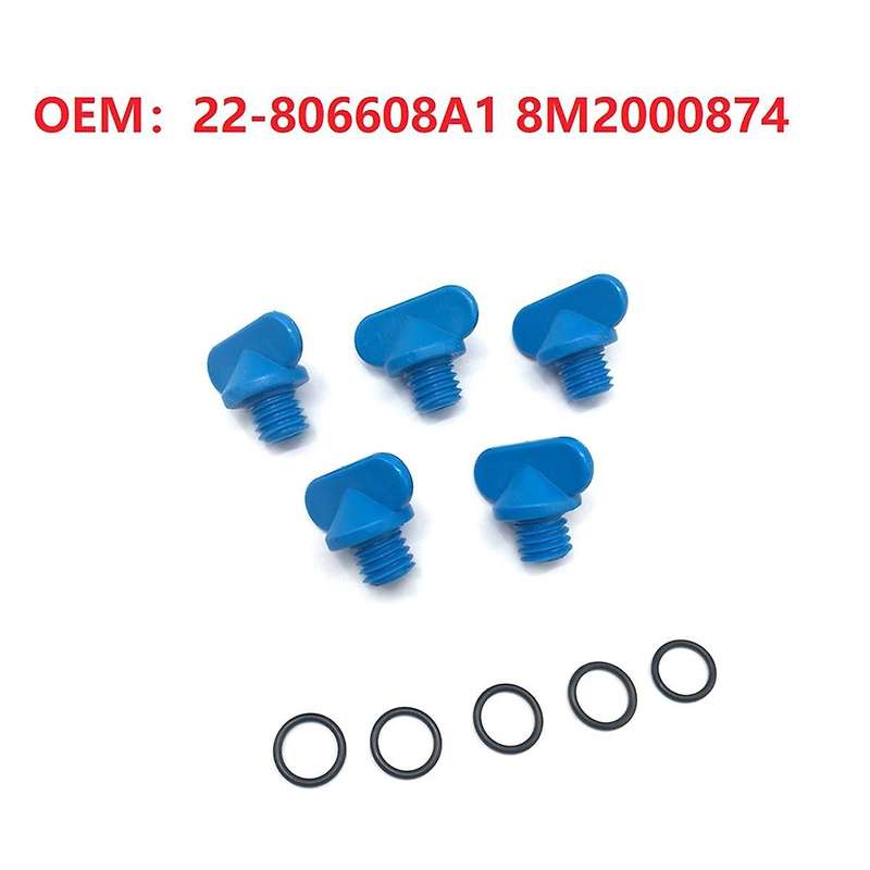 5 Pack Exhaust Manifold Water Drain Plug for 22-806608A1 22-806608A02 8M2000874