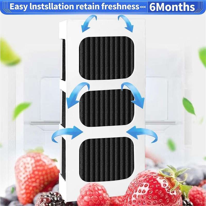 5 Pack for Paultra2 Refrigerator Air Filter Replacement for PAULTRA2 Pure Air Ultra II Refrigerator