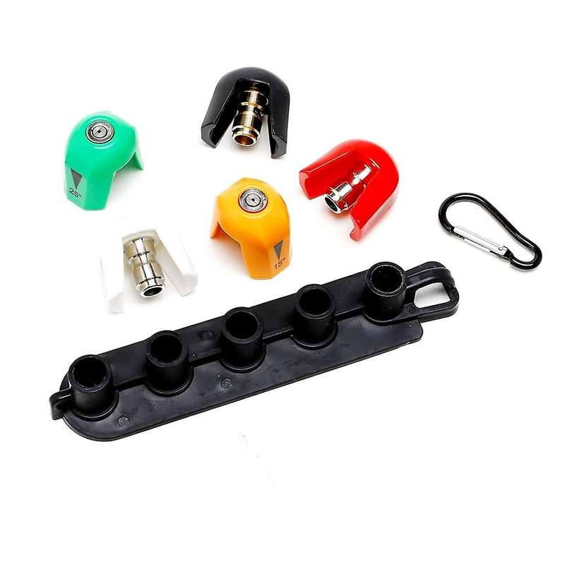 5 Pack Quick Connect Pressure Washer Nozzle Tips with Base-for Spx3000 Series & Universal Pressure