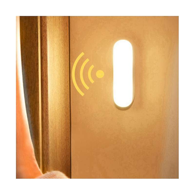 5 Pack Night Light,motion Sensor Cabinet Lamp,portable Cordless Magnetic Battery Powered Lighting F