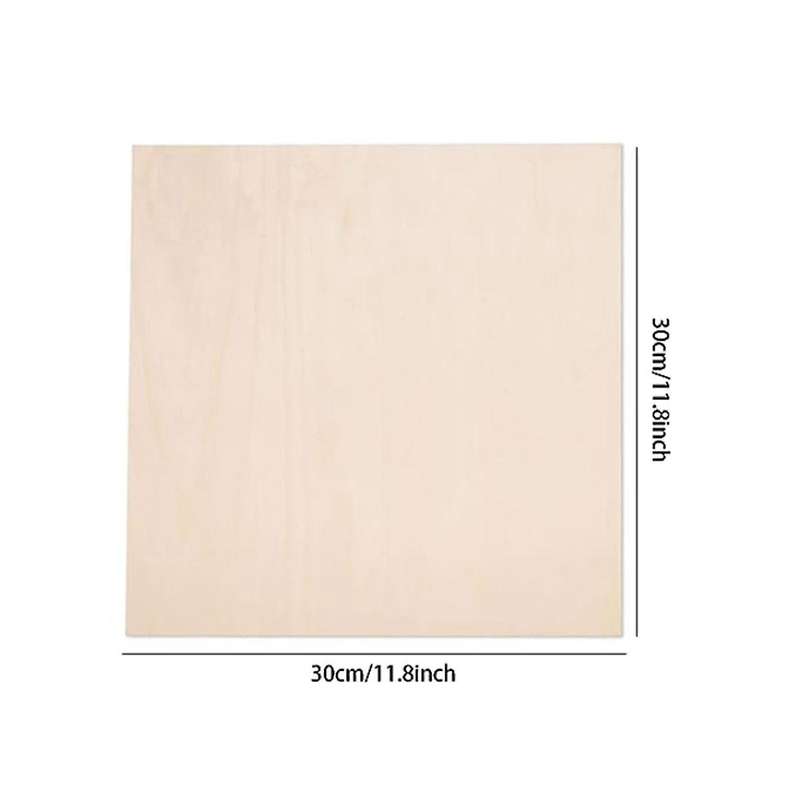 5 Pcs Basswood Craft Board Crafts Multi-layer Board Cutting Board Diy Painting Stained and Carved Wo