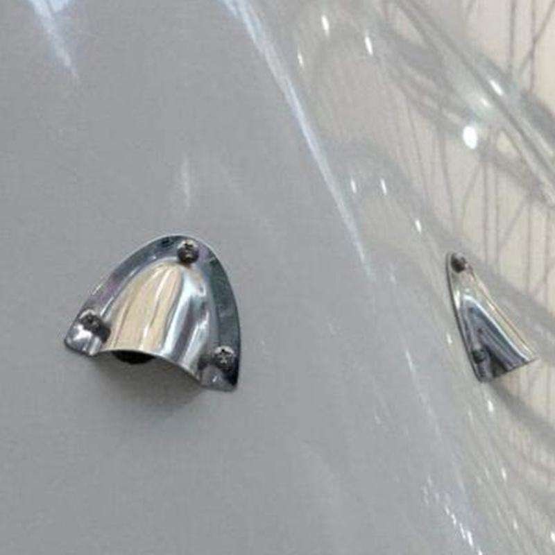 5 PCS Marine Grade Stainless Steel Vent Clam-Shell for Yacht Boat Sailing Accessory Marine Hardware