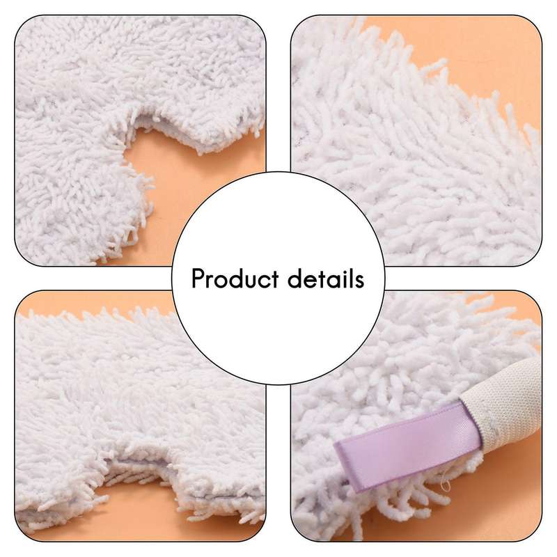 5 PCS Replacement Steam Mop Pads for Steam Mop Pads Compatible with S3500 Series S3550 S3901 S3601 S