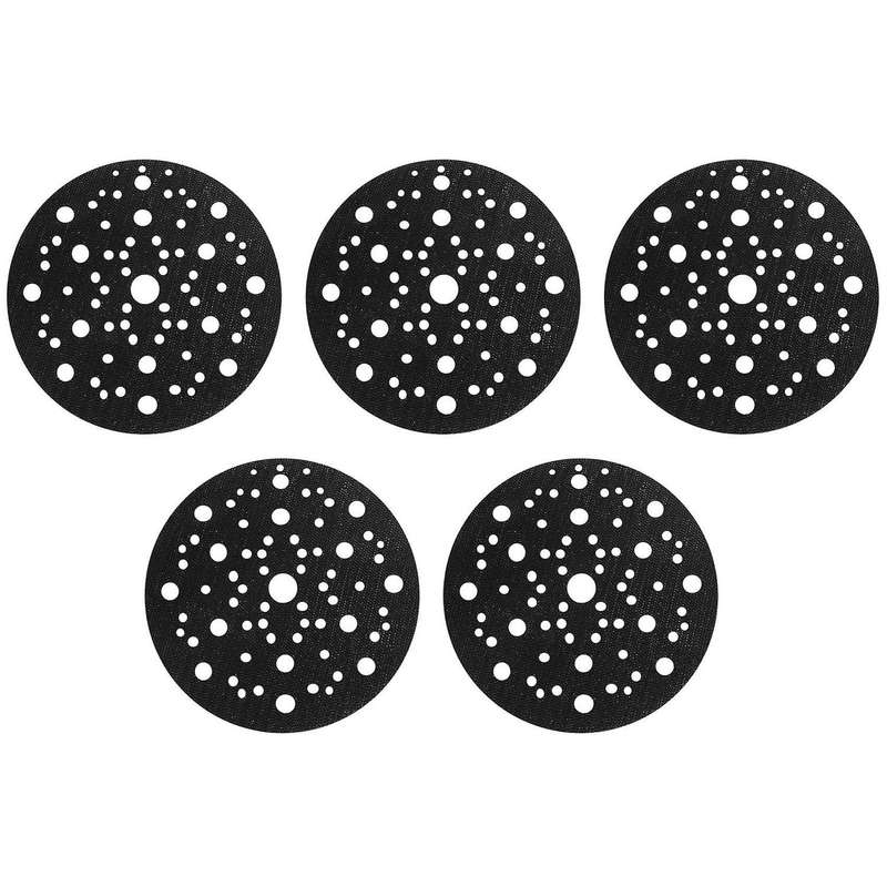 5 Pcs Protective Pad  150mm 67 Holes to Protect Your Sanding Pad Self-adhesive Nylon, Protective P