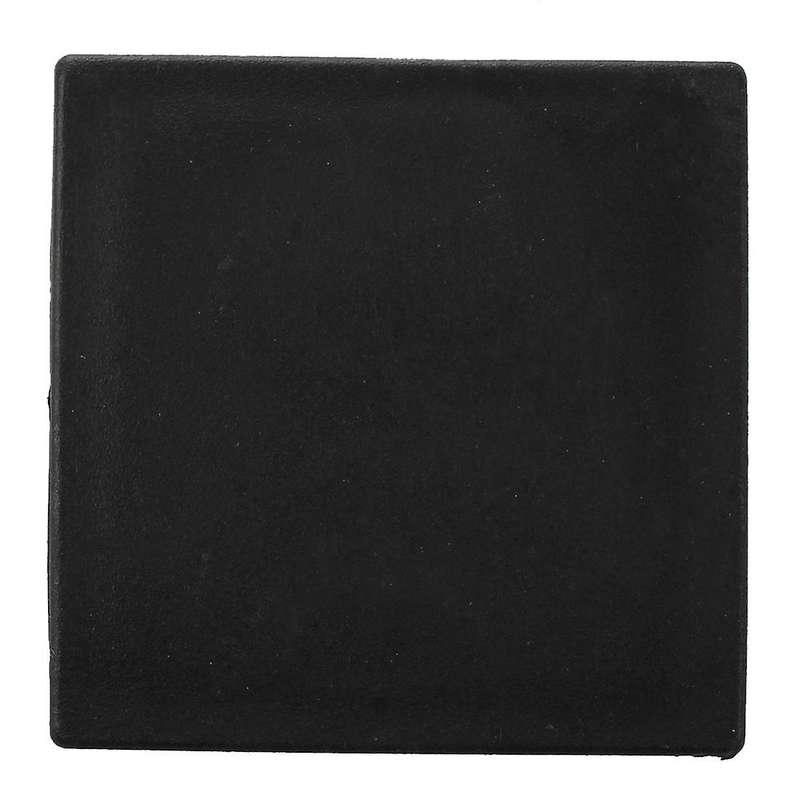 5 Pcs Plastic Square Blanking End Caps Tubing Tube Inserts 50mm X 50mm