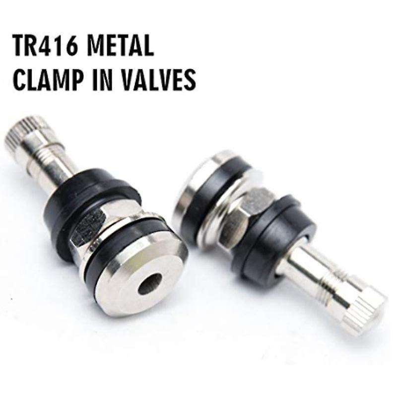 5 Pcs TR416 Metal Stem for External Mounting Suitable for .453 inch and .625 inch Rim Holes