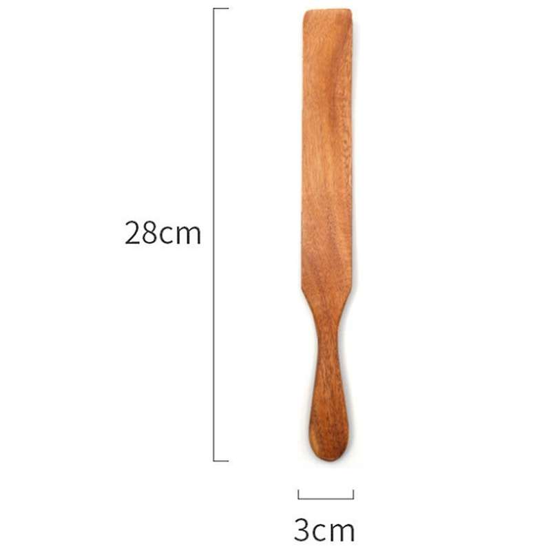 5 Pcs Wooden Spurtles Set,natural Teak Kitchen Utensils Set, Nonstick Cooking Set for Stirring,serv