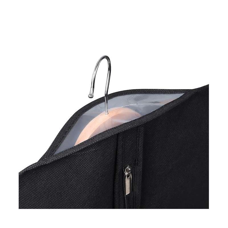 5 Pcs Suit Hanging Bags Garment Storage Covers with Clear Window and Id Holder for Robes and Trench