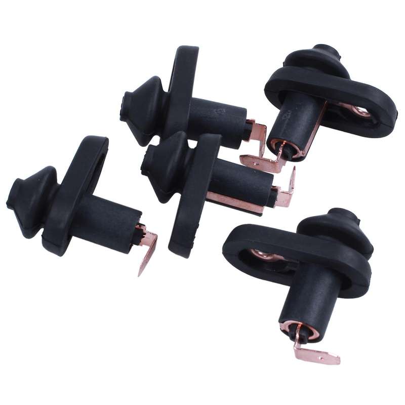 5 Pieces Black Door Lamp Light Switch Mounting for Car