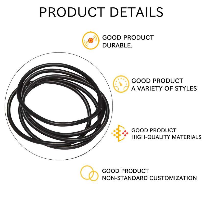 5 Pieces 100 Mm Outer Diameter 5 Mm Thick Rubber Seal Oil-filtered O-rings