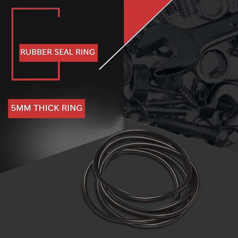 5 Pieces 100 Mm Outer Diameter 5 Mm Thick Rubber Seal Oil-filtered O-rings