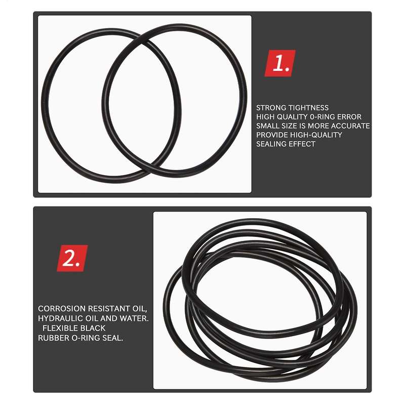 5 Pieces 100 Mm Outer Diameter 5 Mm Thick Rubber Seal Oil-filtered O-rings