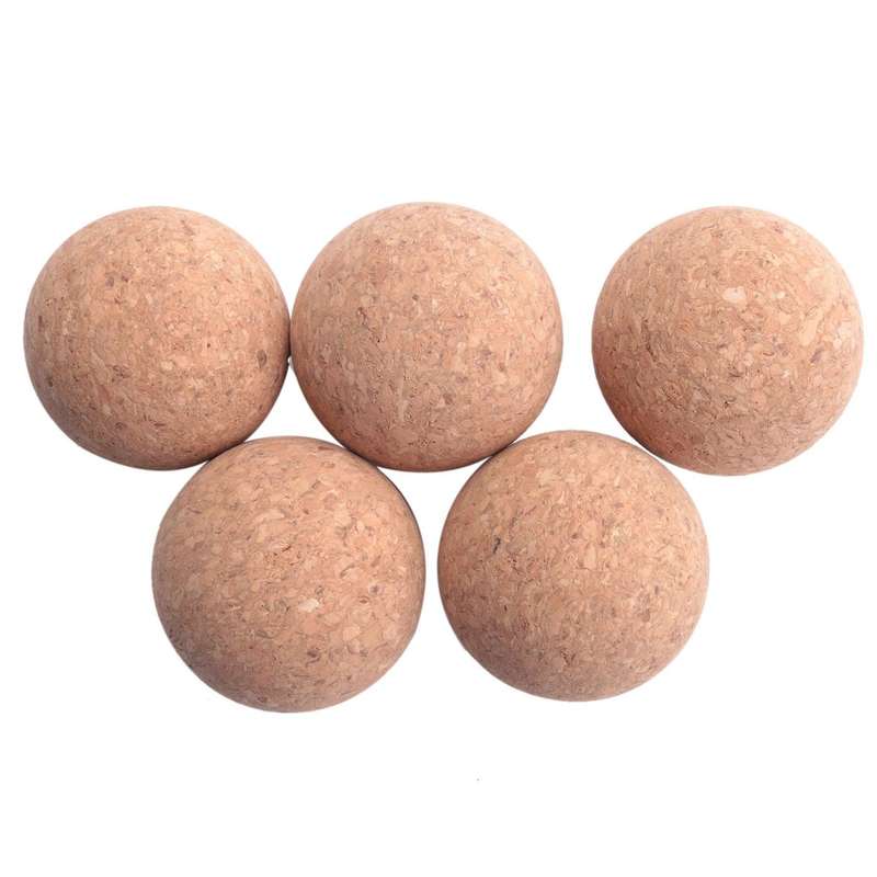 5 Pieces Wine Cork Ball Wooden Cork Ball Stopper for Wine Decanter Carafe Bottle Replacement (2.36