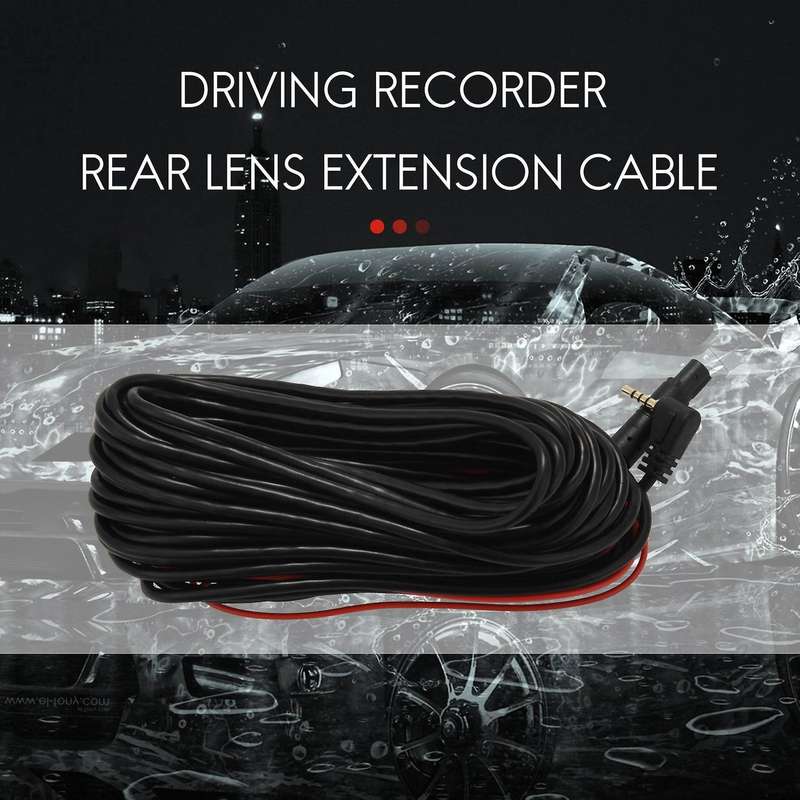 5 Pin 5 Hole 9 Meter Long Line Driving Recorder Rear Lens Extension Cable Compatible Driving Recorde