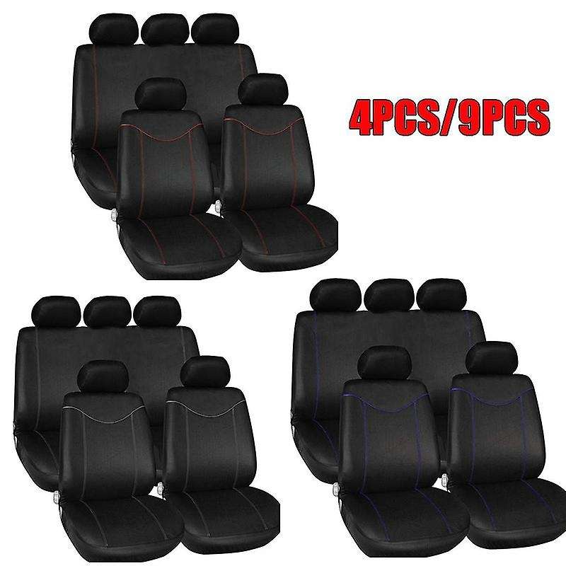 5 Seats Car Seat Covers Universal Auto Seat Protector Cushion Front Rear Cover Interior Accessories