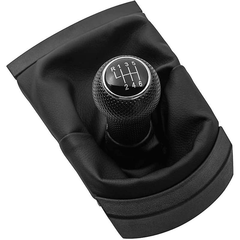 5 Speed Car Gear Shift Knob Lever Stick Gaiter Boot Cover with Dust Cover for SEAT 2002-2008