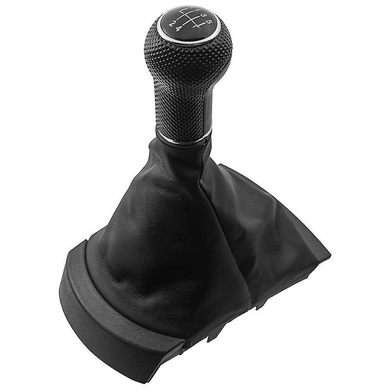 5 Speed Car Gear Shift Knob Lever Stick Gaiter Boot Cover with Dust Cover for SEAT 2002-2008