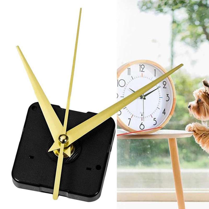 5 Set Silent Quartz Movement Mechanism DIY Wall Clock Motor Kit Replacement Repair Parts with Round