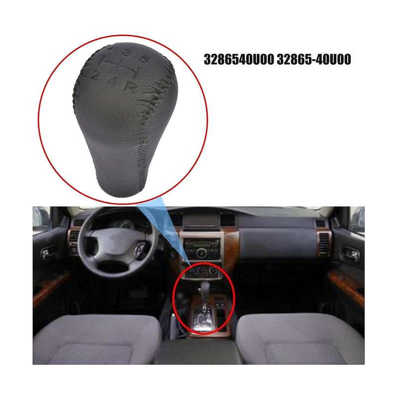 5 Speed Car Gear Shift Knob Shifter Knob for Patrol Y61 Transmission Gear Knob 3286540u00 32865-40u