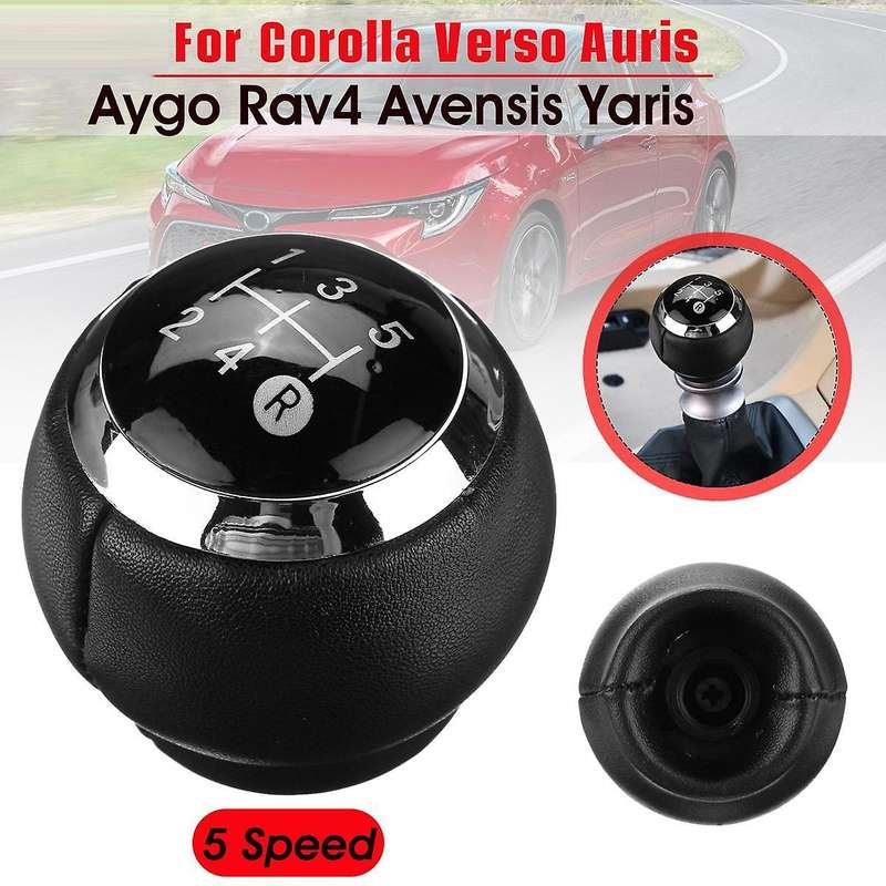 5 Speed Car Manual Shift Knob Lever Shifter Knob Handball for Avensis Yaris Verso