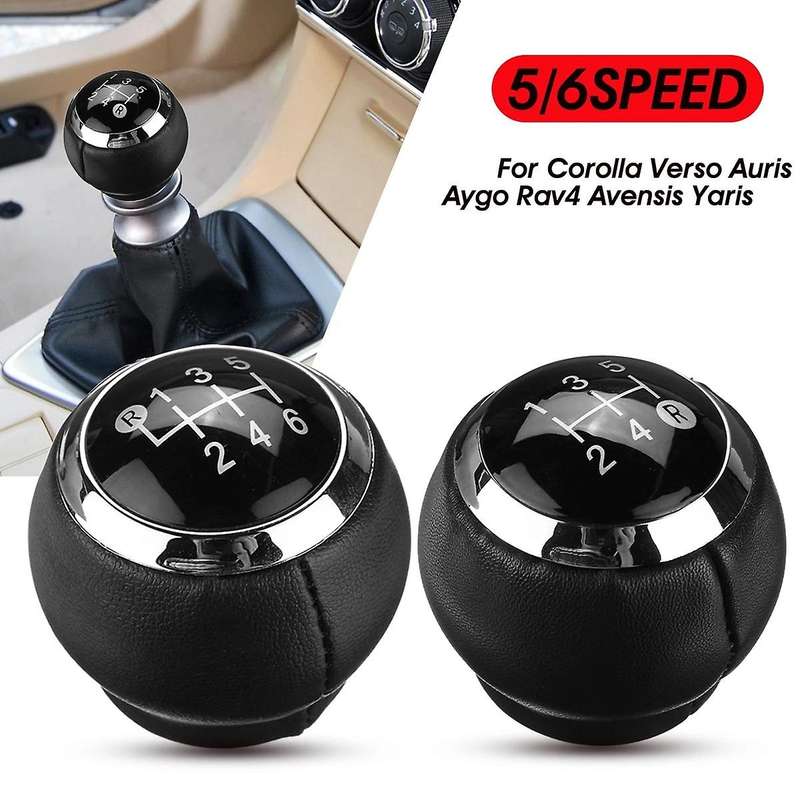 5 Speed Car Manual Shift Knob Lever Shifter Knob Handball for Avensis Yaris Verso