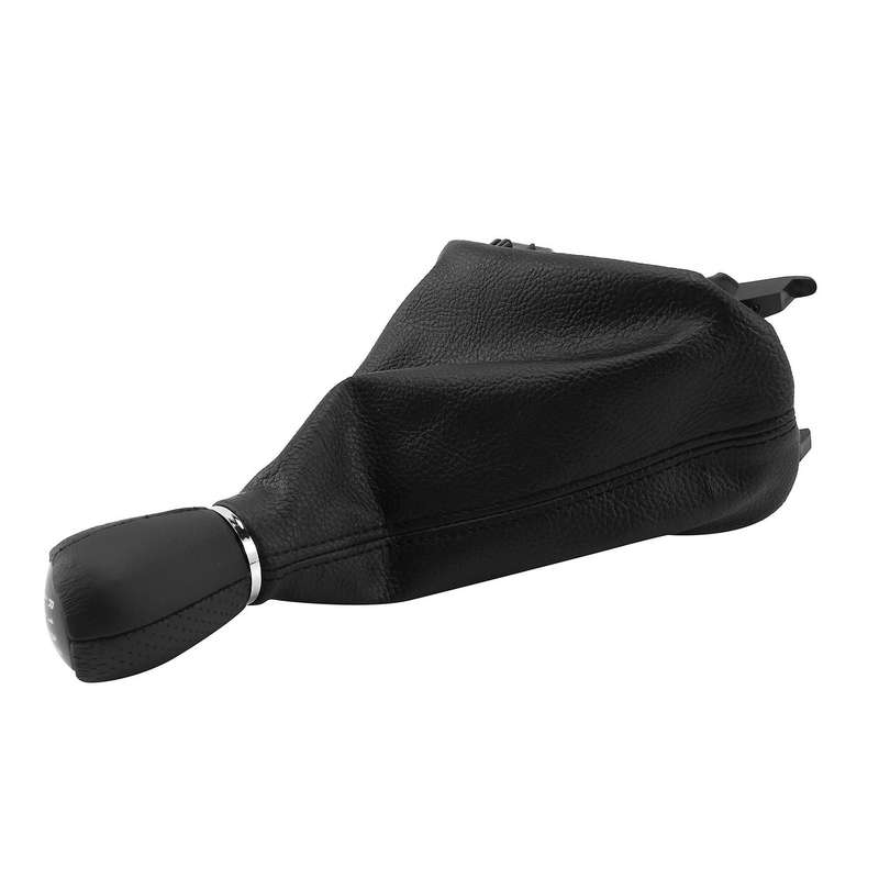 5 Speed Car Leather Gear Shift Knob Frame Gear Lever Dust Boot Cover for Seat 1 MK1 Toledo II MK2