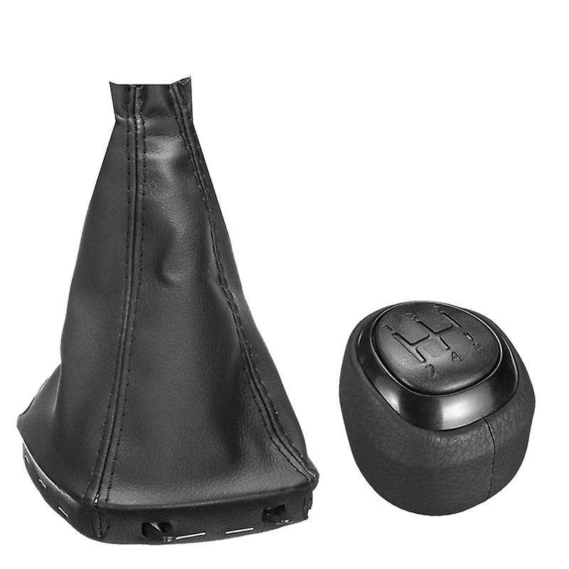 5 Speed Car Manual Shift Knob Shift Lever Boot Cover for SAAB 9-3 2003-2012 55566206 55353898