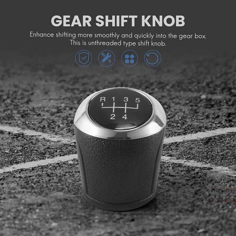 5 Speed Car MT Gear Shift Knob 24108036 Compatible Aveo Sonic T300 2012-2017 24108036