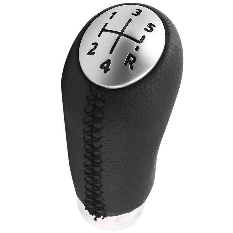 5 Speed Gear Knob Leather Head Stick for 2 3 2003-2009 Scenic2 Kangoo Car Accessories