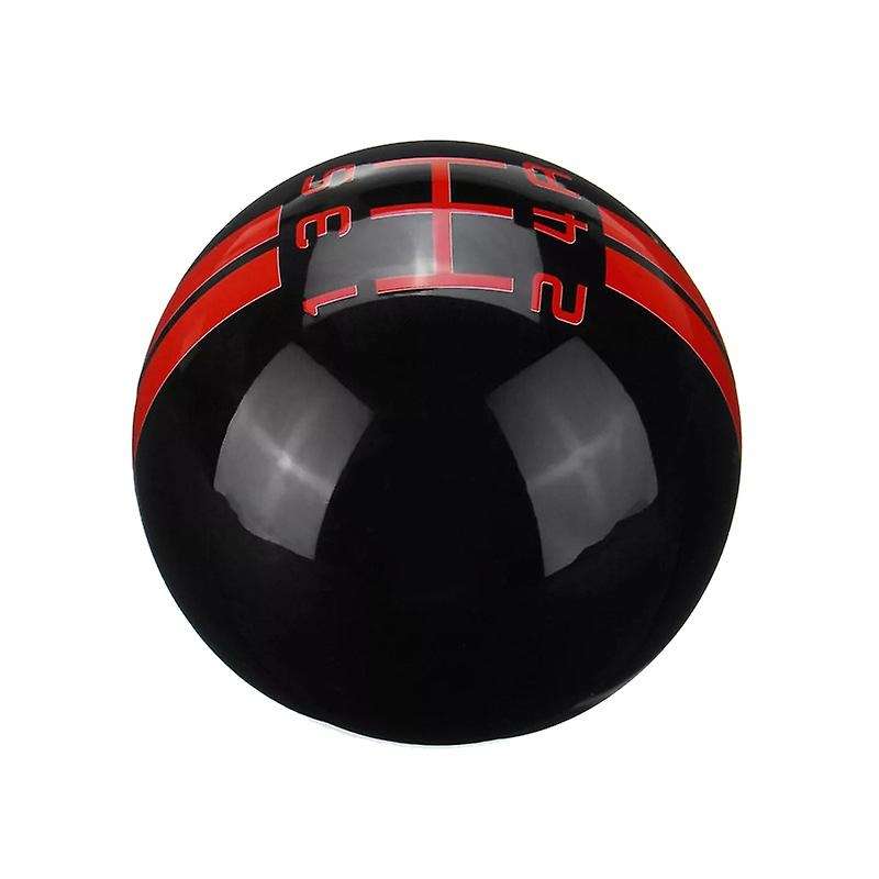 5 Speed Car Universal Gear Shift Knob Handball for Black+White