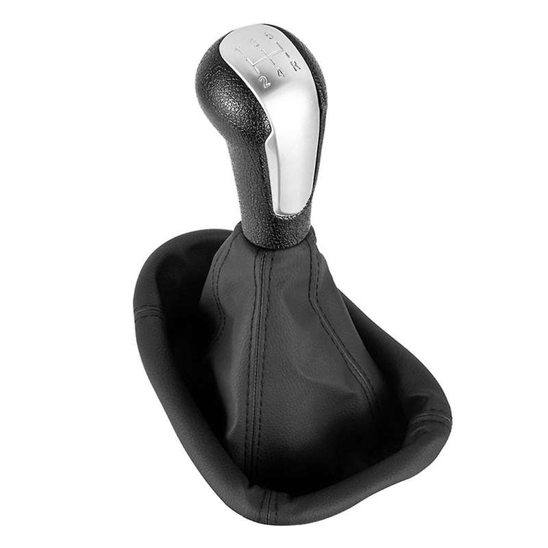 5 Speed Gear Shift Head Car Manual Gear Shift Knob with Boot for Barina Spark M300 2011-15 A