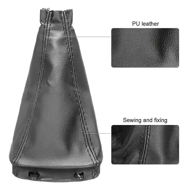 5 Speed Gear Shift Knob Leather Lever Shifter for SAAB 93 9-3 2003-2012