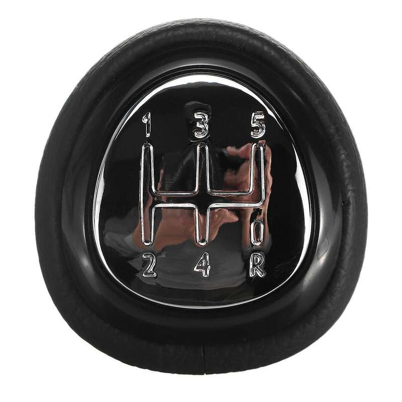 5 Speed Gear Shift Knob Leather Lever Shifter for SAAB 93 9-3 2003-2012