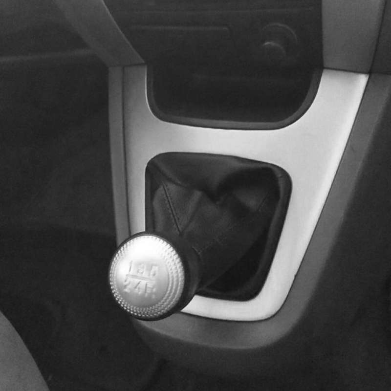 5 Speed Gear Shift Knob Leather Boot for Hyundai Tucson 2004 2005 2006 2007 2008 2009