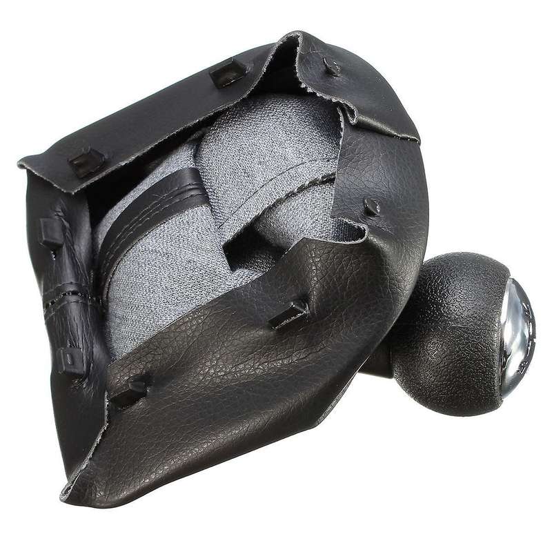 5 Speed Gear Shift Stick Leather Gaitor Gaiter Knob for 207 307 Cc 308