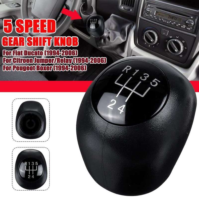 5 Speed Manual Car Shift Knob Handball for Ducato Jumper/Relay Boxer 1994-2006 735316072