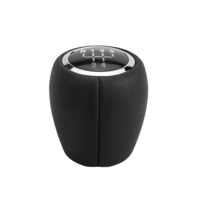 5 Speed Manual Shift Knob PU Leather Lever Shifter Handball for Opel Vectra C Signum Facelift 2005 2