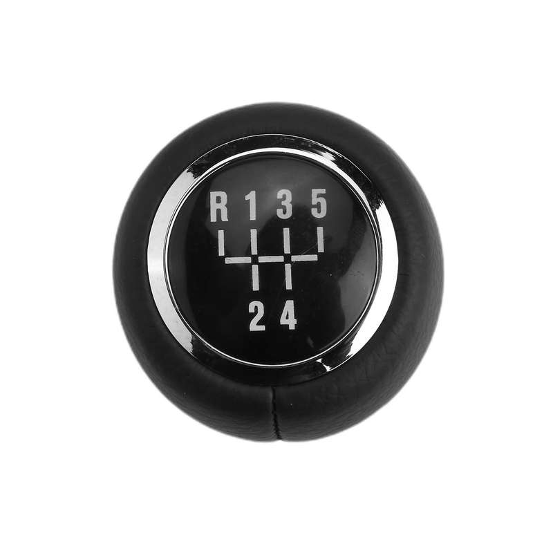 5 Speed Manual Shift Knob PU Leather Lever Shifter Handball for Opel Vectra C Signum Facelift 2005 2