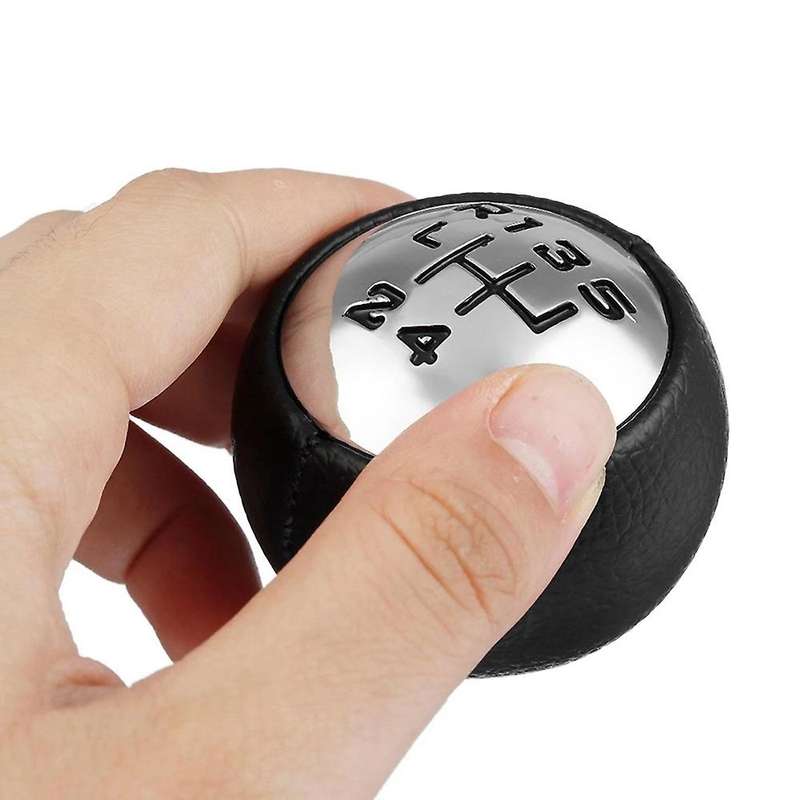 5 Speed PU Leather Shift Knob Head Handball for 307 308 3008 407 5008 807 for C3 C4 C4 C8
