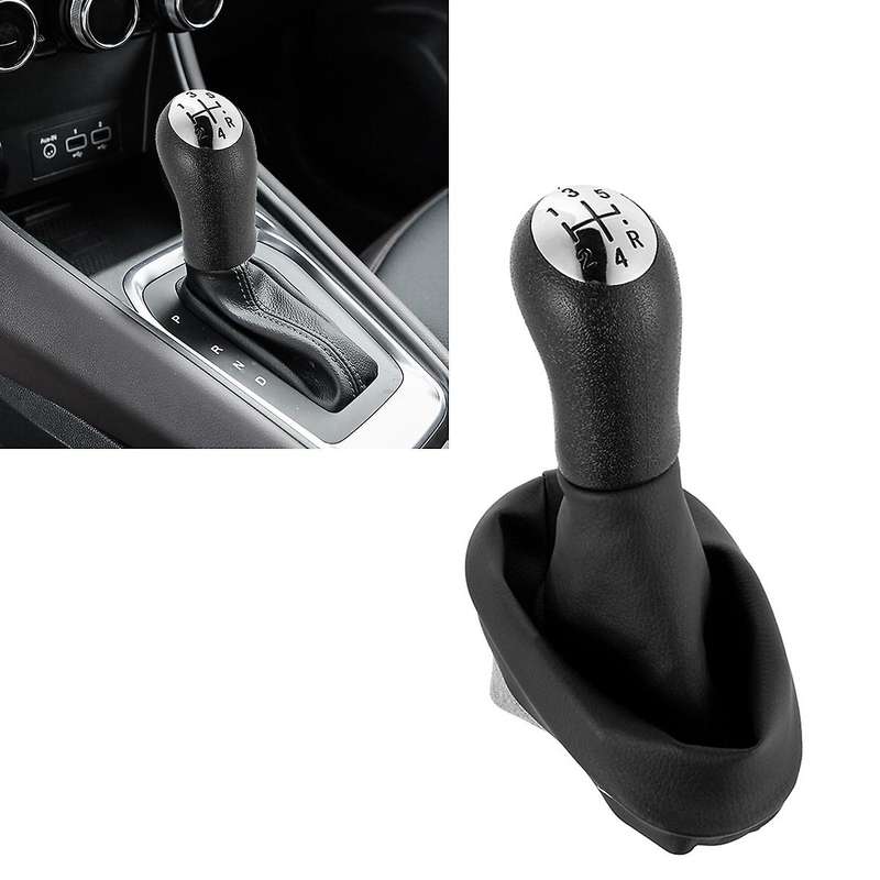 5 Speed Maunal Car Shift Knob Lever with Boot Cover for 2 3 Ii 2 Ii Scenic 2 Ii Kangoo Plastic