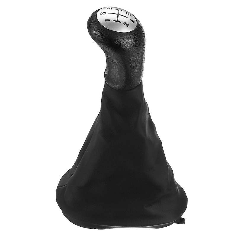 5 Speed Maunal Car Shift Knob Lever with Boot Cover for 2 3 Ii 2 Ii Scenic 2 Ii Kangoo Plastic