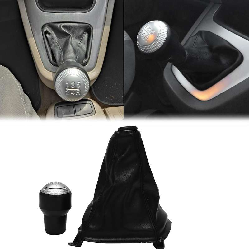 5 Speed Shift Knob Leather Boot for 2004 2005 2006 2007 2008 2009