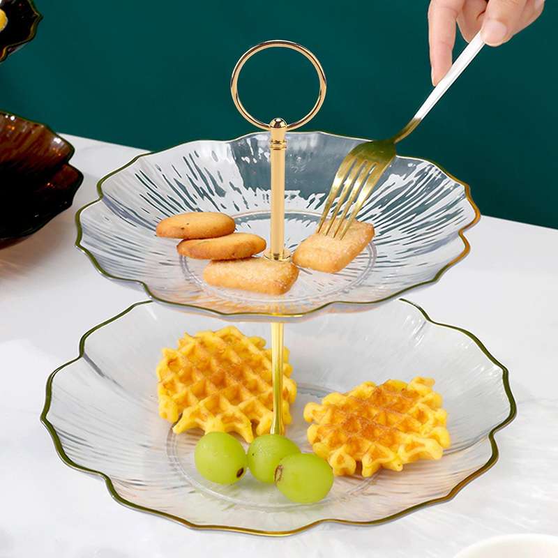 5 Wedding Metal Gold 3 Tier Cake Stand Center Handle Rods Fittings Kit