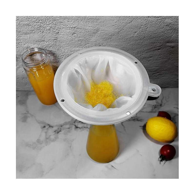 5.1 Inch 304 Stainless Steel Kitchen Funnel with 200 Mesh Food Filter Strainer for Transferring Liqu