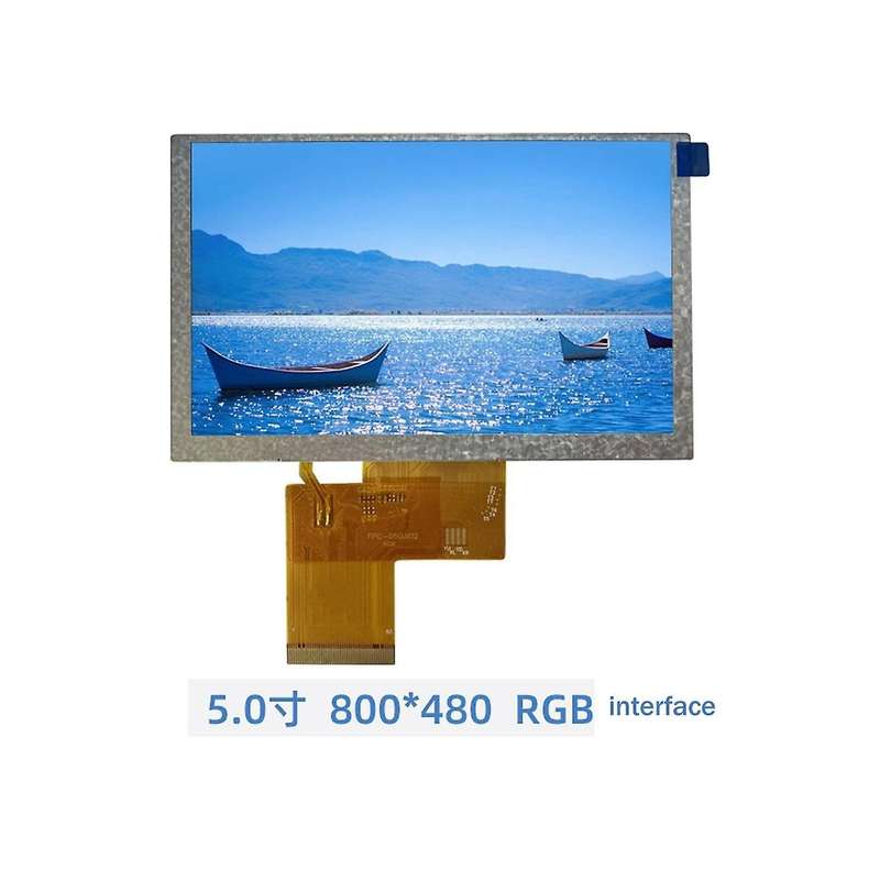 5.0 Inch 800x480 Ips Lcd Display Screen Appliances Electric Vehicles Motorcycles Instrumentation Lc