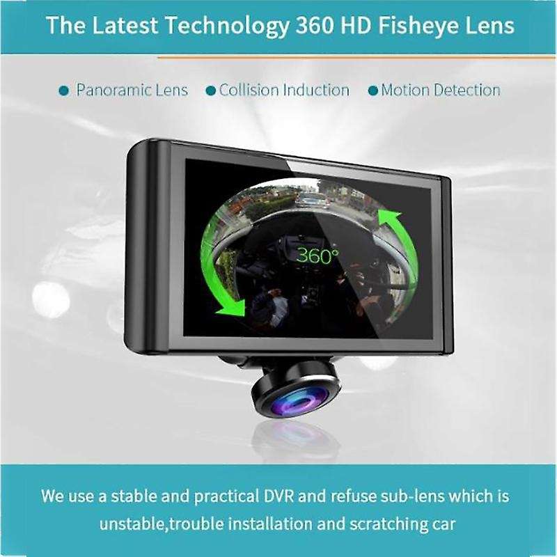 5.0inch Car DVR 2 Cameras Lens Dash Camera Dual Lens GPS Rearview Camera Video Recorder Auto Registr