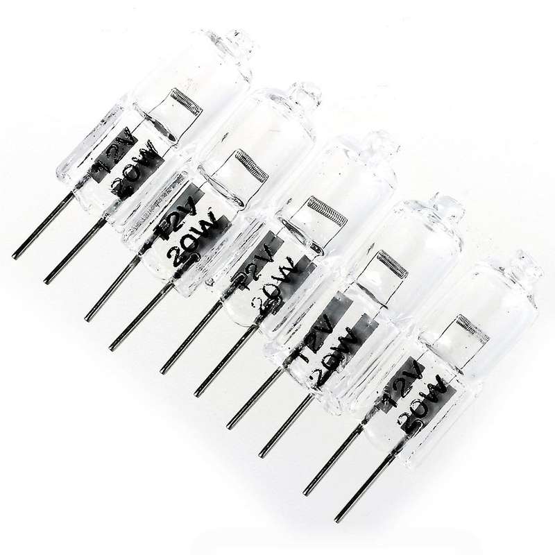 5 X G4 20W 12V Clear Halogen Capsule Lamp Light